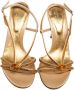 Sergio Rossi Pre-owned Satin sandals Yellow Dames - Thumbnail 2