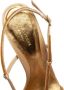 Sergio Rossi Pre-owned Satin sandals Yellow Dames - Thumbnail 6
