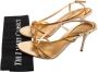 Sergio Rossi Pre-owned Satin sandals Yellow Dames - Thumbnail 7