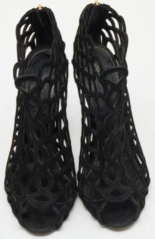 Sergio Rossi Pre-owned Suede boots Black Dames