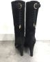 Sergio Rossi Pre-owned Suede boots Black Dames - Thumbnail 5