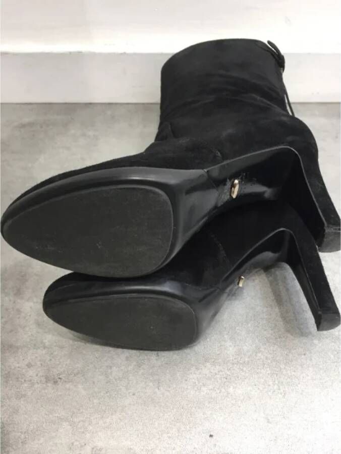 Sergio Rossi Pre-owned Suede boots Black Dames