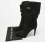 Sergio Rossi Pre-owned Suede boots Black Dames - Thumbnail 9