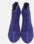 Sergio Rossi Pre-owned Suede boots Blue Dames - Thumbnail 2