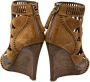 Sergio Rossi Pre-owned Suede boots Brown Dames - Thumbnail 4