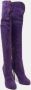 Sergio Rossi Pre-owned Suede boots Purple Dames - Thumbnail 4