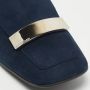 Sergio Rossi Pre-owned Suede flats Blue Dames - Thumbnail 7