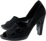 Sergio Rossi Pre-owned Suede heels Black Dames - Thumbnail 3