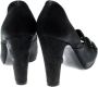 Sergio Rossi Pre-owned Suede heels Black Dames - Thumbnail 4