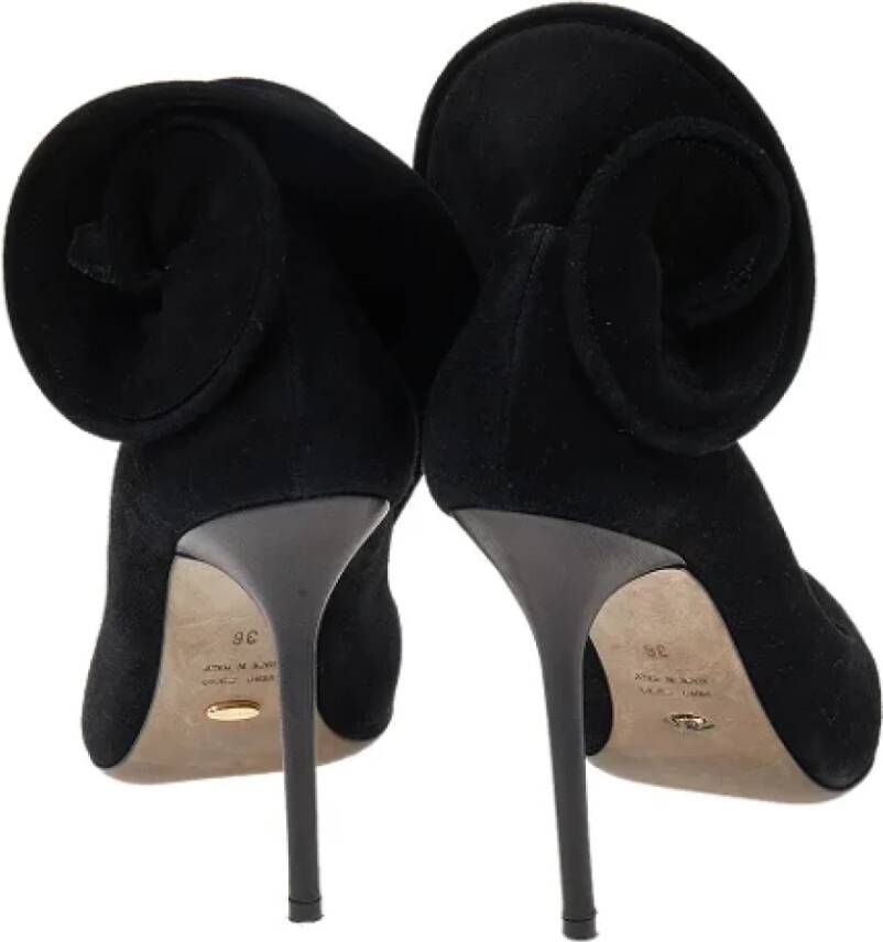 Sergio Rossi Pre-owned Suede heels Black Dames