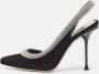Sergio Rossi Pre-owned Suede heels Black Dames - Thumbnail 2