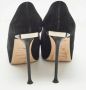Sergio Rossi Pre-owned Suede heels Black Dames - Thumbnail 5