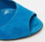 Sergio Rossi Pre-owned Suede heels Blue Dames - Thumbnail 7