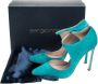 Sergio Rossi Pre-owned Suede heels Blue Dames - Thumbnail 7