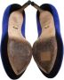 Sergio Rossi Pre-owned Suede heels Blue Dames - Thumbnail 5