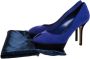 Sergio Rossi Pre-owned Suede heels Blue Dames - Thumbnail 7