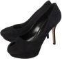 Sergio Rossi Pre-owned Suede heels Blue Dames - Thumbnail 3