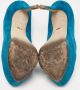 Sergio Rossi Pre-owned Suede heels Blue Dames - Thumbnail 6