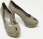 Sergio Rossi Pre-owned Suede heels Gray Dames - Thumbnail 4