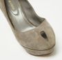 Sergio Rossi Pre-owned Suede heels Gray Dames - Thumbnail 7