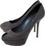 Sergio Rossi Pre-owned Suede heels Gray Dames - Thumbnail 3