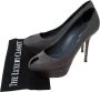 Sergio Rossi Pre-owned Suede heels Gray Dames - Thumbnail 7