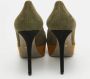 Sergio Rossi Pre-owned Suede heels Green Dames - Thumbnail 5