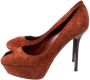 Sergio Rossi Pre-owned Suede heels Orange Dames - Thumbnail 3