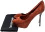 Sergio Rossi Pre-owned Suede heels Orange Dames - Thumbnail 7