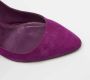 Sergio Rossi Pre-owned Suede heels Purple Dames - Thumbnail 7
