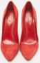Sergio Rossi Pre-owned Suede heels Red Dames - Thumbnail 3