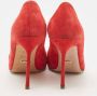 Sergio Rossi Pre-owned Suede heels Red Dames - Thumbnail 5