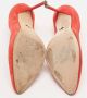 Sergio Rossi Pre-owned Suede heels Red Dames - Thumbnail 6