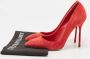 Sergio Rossi Pre-owned Suede heels Red Dames - Thumbnail 9