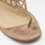 Sergio Rossi Pre-owned Suede sandals Beige Dames - Thumbnail 7