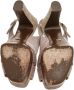 Sergio Rossi Pre-owned Suede sandals Beige Dames - Thumbnail 5