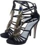 Sergio Rossi Pre-owned Suede sandals Black Dames - Thumbnail 3