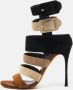 Sergio Rossi Pre-owned Suede sandals Black Dames - Thumbnail 2