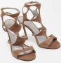 Sergio Rossi Pre-owned Suede sandals Brown Dames - Thumbnail 4