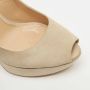 Sergio Rossi Pre-owned Suede sandals Gray Dames - Thumbnail 7