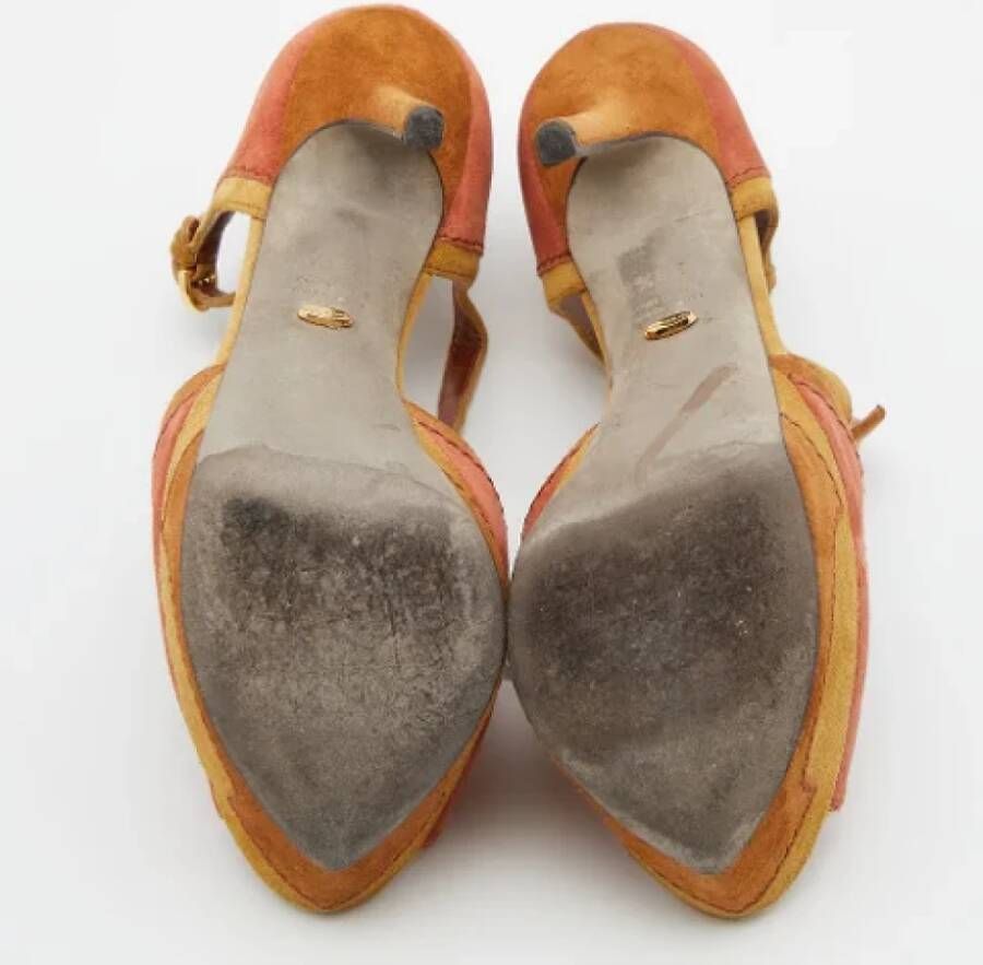 Sergio Rossi Pre-owned Suede sandals Multicolor Dames
