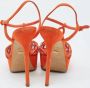 Sergio Rossi Pre-owned Suede sandals Orange Dames - Thumbnail 5