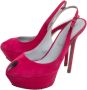 Sergio Rossi Pre-owned Suede sandals Pink Dames - Thumbnail 3
