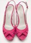 Sergio Rossi Pre-owned Suede sandals Pink Dames - Thumbnail 3