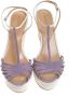 Sergio Rossi Pre-owned Suede sandals Purple Dames - Thumbnail 2