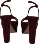 Sergio Rossi Pre-owned Suede sandals Red Dames - Thumbnail 5