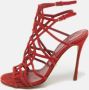 Sergio Rossi Pre-owned Suede sandals Red Dames - Thumbnail 2