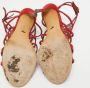 Sergio Rossi Pre-owned Suede sandals Red Dames - Thumbnail 6