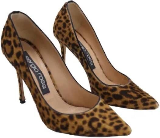 Sergio Rossi Pre-owned Wool heels Multicolor Dames