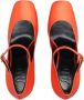 Sergio Rossi Koraal Platform Mary Jane Pumps Oranje Dames - Thumbnail 5